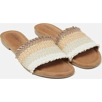 Dámské žabky Lazamani Beige/ Weiß 8842025 36