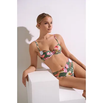 Dámské plavky Plavky Lisca Olivgrün/ Rosa 3242188 36B-Cup