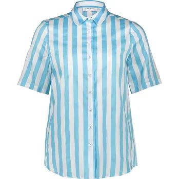 Dámská košile Košile Eterna Türkis/ Weiß 125445 38