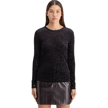 Dámské tričko Scotch & Soda Schwarz 6234713 XL