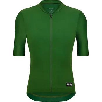 cyklistický dres SANTINI Cyklistický dres s krátkým rukávem - RTR - zelená 2XL