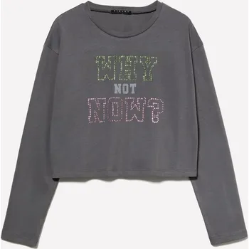 Dívčí tričko Tričko Sisley Grau 8648464 160