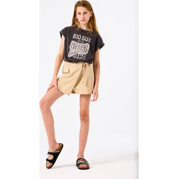 Dívčí kraťasy Garcia Beige 7724439 164