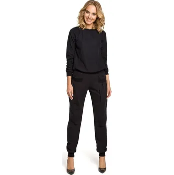 Tepláky made of emotion Schwarz 5352174 M