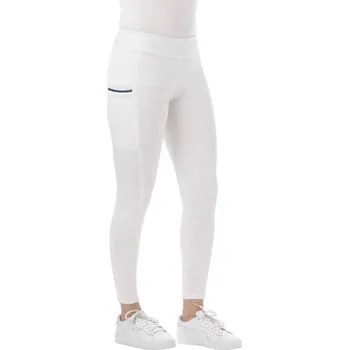 Jezdecké kalhoty Dětské jezdecké legíny RIDING WORLD Agadir bílé (12 roků)