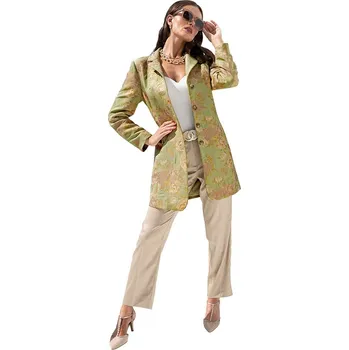 Dámská vesta Bunda Heine Grün/ Altrosa 6924880 36