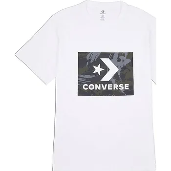 Pánská móda Tričko Converse Weiß 7677007 M