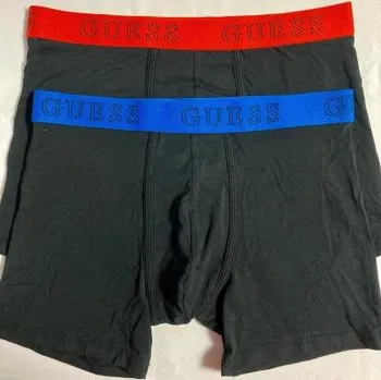 Boxerky Pánské boxery Guess U0BG09 2 kusy černá XL