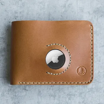 Peněženka AIRTAG KOŽENÁ PENĚŽENKA BIG BOY - SVĚTLÁ Vidra Brand