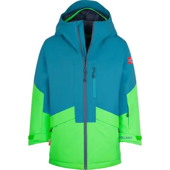 Dívčí bunda Trollkids Blau/ Grün 945925 92