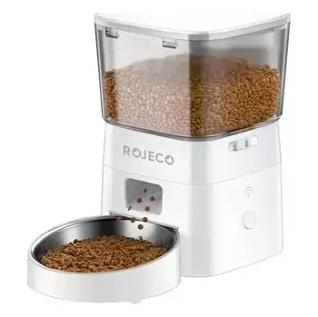 Dávkovač krmiva Rojeco Automatický dávkovač krmiva 2L WiFi (bílý) (RWSQ-12 WiFi)