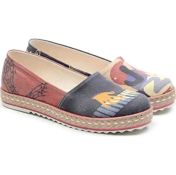 Dámské baleríny Goby Dunkelblau/ Rot 1213854 39