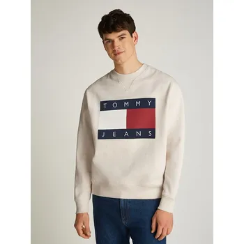 Pánské oblečení Mikina TOMMY JEANS Creme 4510236 L
