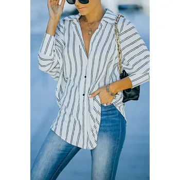 Dámská košile Košile Milan Kiss Creme/ Schwarz 4078400 S