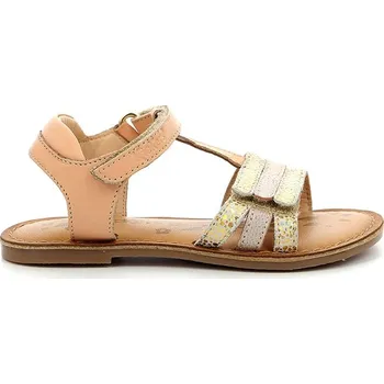 Dívčí sandály Kickers Beige/ Gold 5542790 27