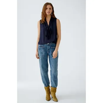 Dámské tričko Oui Dunkelblau 1921136 34