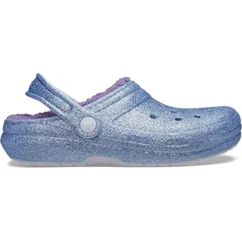 Dívčí pantofle Crocs Hellblau/ Lila 776175 20.5