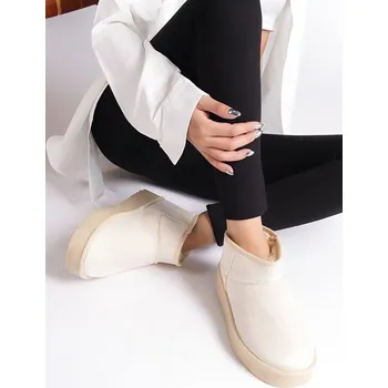 Dámské kozačky Boty trendyol Weiß 5661488 41