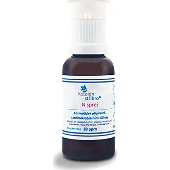 Koloidní stříbro 30ml+apikátor 10 ppm Ustní