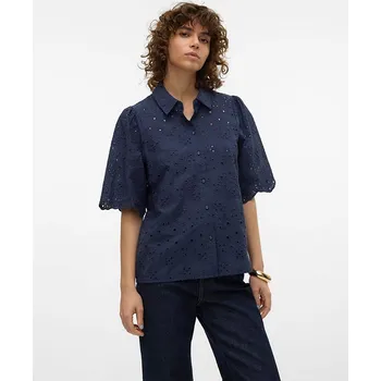 Dámská košile Košile Vero Moda Dunkelblau 5432943 S