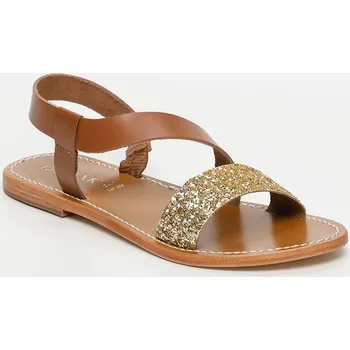 Dámské sandále CALANK Gold/ Hellbraun 1822139 39
