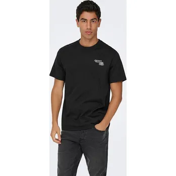 Tričko ONLY & SONS Schwarz 7666059 S