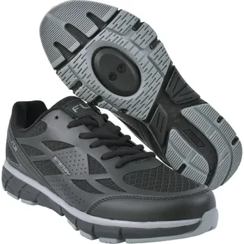 Pánské cyklistické tretry FLR Cyklistické tretry - ENERGY MTB - šedá/černá 48