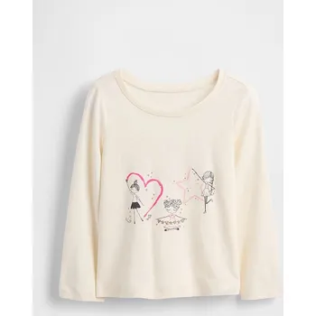 Dětská móda Tričko GAP Creme 8898745 86