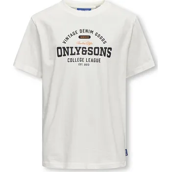 Chlapecké tričko Tričko Only&Sons Weiß 9235736 122