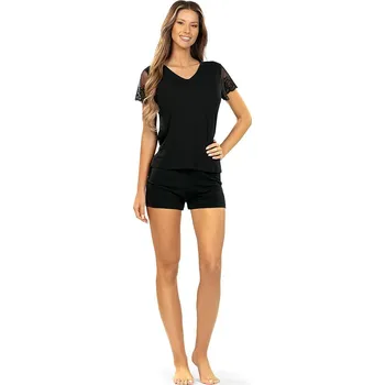 Dámské pyžamo Wiesmann Schwarz 1227540 4XL