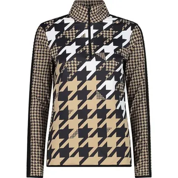 Dámská móda Mikina CMP Beige/ Weiß/ Schwarz 7627627 34