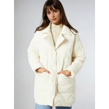 Dámská vesta Bunda Monki Creme 7056231 S