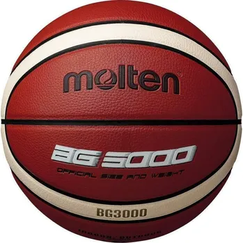 Basketbal Molten molten b6g3000 Basketbalový míč značky Molten pro vnitřní i venkovní použití ze syntetické kůže. Míč je z velice odolného materiálu s parametry FIBA, určený pro výkonnostní sport a školy, vhodný i pro streetball. Velikost míče 6, určen pro dívky od
