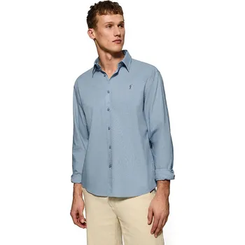 Pánská košile Košile Polo Club Hellblau 9183998 XXL