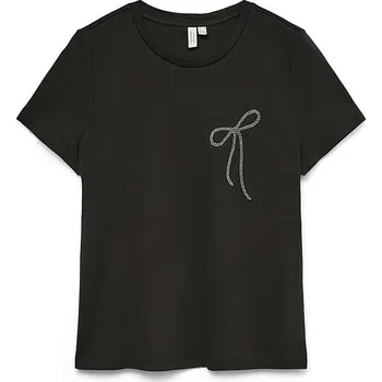 Dívčí tričko Tričko Vero Moda Girl Schwarz 618496 146