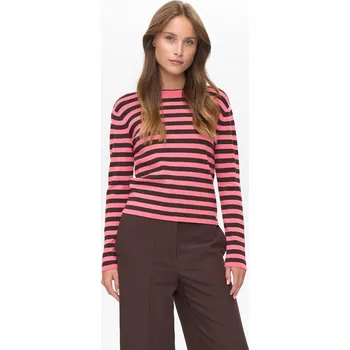 Dámský svetr NÜMPH Pink/ Schwarz 6244507 M