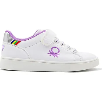 Dívčí obuv Boty Benetton Weiß/ Lila/ Silber 447251 24