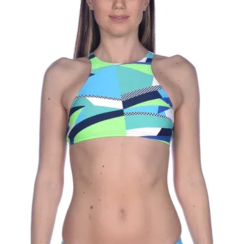 Dámské plavky Plavky Arena Hellblau/ Grün 6232037 XS