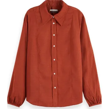 Dámské tričko Scotch & Soda Rotbraun 383676 38