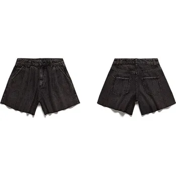 Dívčí kraťasy Sisley Schwarz 7419656 160