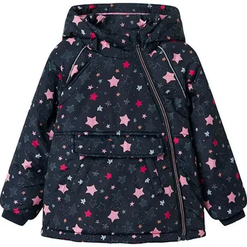 Dívčí bunda name it Anthrazit/ Pink 6108086 128