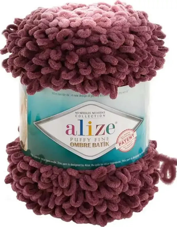 Alize Puffy Fine Ombre Batik 7276 (Příze Puffy Fine Ombre Batik 7276)