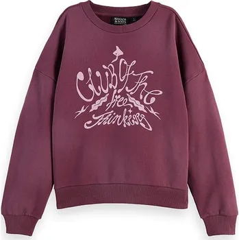 Dámská mikina Mikina Scotch & Soda Bordeaux 2667398 XS