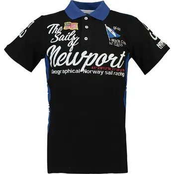 Chlapecké tričko Tričko Geographical Norway Schwarz/ Blau 4042743 152