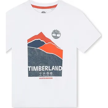 Chlapecké tričko Tričko Timberland Weiß 1366756 128