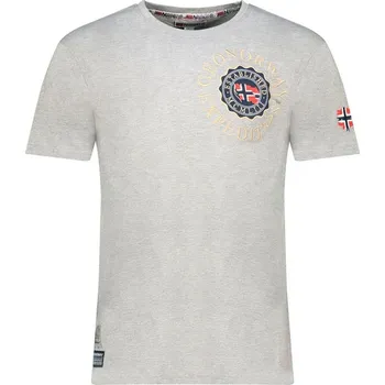 Pánské tričko Tričko Geographical Norway Grau 911114 S
