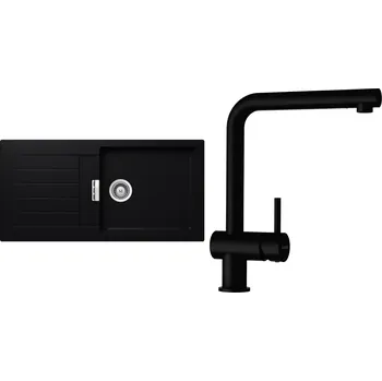 Kuchyňský dřez Set Schock S2-1 (dřez Signus D-100L Puro + baterie Epos Puro)