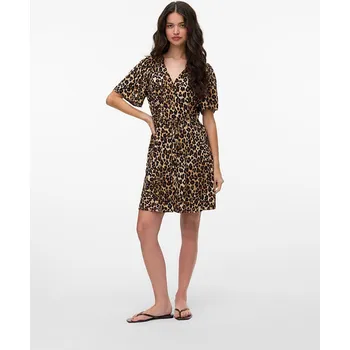 Dámská móda Šaty Vero Moda Hellbraun/ Braun 8642140 XS