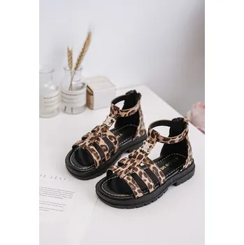 Dívčí sandály Rock & Joy Beige/ Braun 6419377 32