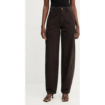 Dámské džíny Džíny Ermanno Firenze 57TP009EJ2AP hnědá 89X, vel. 38